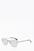 RRP€210 MOSCHINO MOS054/S Rimless Geometric Sunglasses Mirrored Thin Temples gallery photo number 2