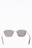 RRP€210 MOSCHINO MOS054/S Rimless Geometric Sunglasses Mirrored Thin Temples gallery photo number 4