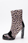 RRP€1200 MISSONI Calf Hair Ankle Boots US11 EU41 UK8 Marble Heel Leopard Pattern gallery photo number 2