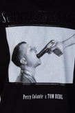 RRP€160 TOM REBL x PERRY COLANTE T-Shirt Top Size L Vulgar 'SCHWEIGEN IST GOLD' gallery photo number 5