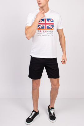 BELSTAFF AC TROPHY T-Shirt Top US-UK42-44 IT52-54 XL Coated Front Slit Sides