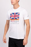 BELSTAFF AC TROPHY T-Shirt Top US-UK42-44 IT52-54 XL Coated Front Slit Sides gallery photo number 4
