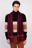 RRP€360 MISSONI Silk & Wool Stole Scarf Long Striped Pattern Made in Italy gallery photo number 1