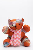 RRP€240 MISSONI  Plush Toy Teddy Bear With Scarf LIMITED EDITION Zig Zag Logo gallery photo number 2