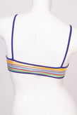 RRP €175 MISSONI MARE Bikini Top US6 IT42 M Striped Lightweight Knit Padded gallery photo number 2