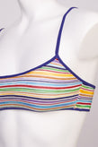 RRP €175 MISSONI MARE Bikini Top US6 IT42 M Striped Lightweight Knit Padded gallery photo number 3