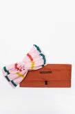 RRP€210 MISSONI Crochet Double Strap Headband Stripe Twisted Front Made in Italy gallery photo number 1