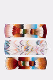 RRP€270 MISSONI KIDS Headband Set of 3 One Size Zig Zag Pattern Lightweight Knit gallery photo number 1
