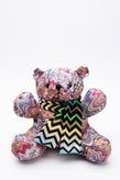RRP€240 MISSONI Plush Toy Teddy Bear With Scarf LIMITED EDITION Zig Zag Waves gallery photo number 1