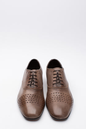 RRP€140 CFLORENCE Leather Oxford Shoes US10 EU43 UK9 Burnished Effect Brogue gallery photo number 2