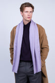 MALO 100% Wool Long Shawl Wrap Scarf RRP€320 Striped Frayed Made in Italy gallery photo number 1