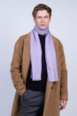 MALO 100% Wool Long Shawl Wrap Scarf RRP€320 Striped Frayed Made in Italy gallery photo number 2
