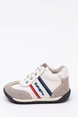 FALCOTTO BY NATURINO Baby Canvas & Leather Sneakers US5.5 EU21 UK4.5 Lace Up