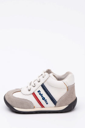 FALCOTTO BY NATURINO Baby Canvas & Leather Sneakers US5.5 EU21 UK4.5 Lace Up gallery photo number 1