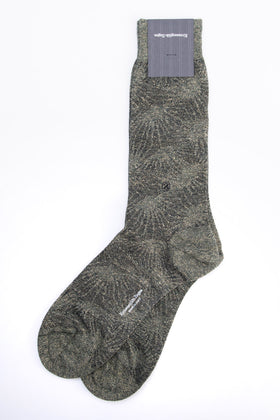 RRP€38 ZEGNA Mid Calf Socks One Size Ray Of Sunshine Coated Logo Made in Italy gallery photo number 2