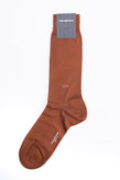 RRP€29 ZEGNA Everyday Mid Calf Socks One Size Triple X Coated Logo Made in Italy gallery photo number 1