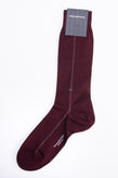 RRP€29 ZEGNA Mid Calf Socks One Size Pinstripe Intarsia Coated Logo gallery photo number 1