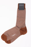 RRP€29 ZEGNA Mid Calf Socks One Size Dots Pattern Mercerised Cotton gallery photo number 2