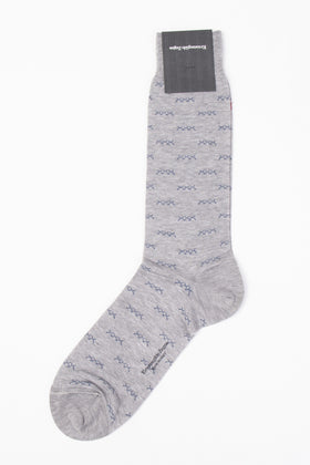 RRP €29 ZEGNA Mid Calf Socks One Size Iconic Triple X Mercerised Made in Italy gallery photo number 1