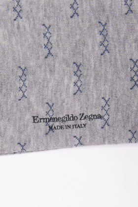 RRP €29 ZEGNA Mid Calf Socks One Size Iconic Triple X Mercerised Made in Italy gallery photo number 3