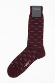 RRP €29 ZEGNA Mid Calf Socks One Size Iconic Triple X Intarsia Made in Italy gallery photo number 1
