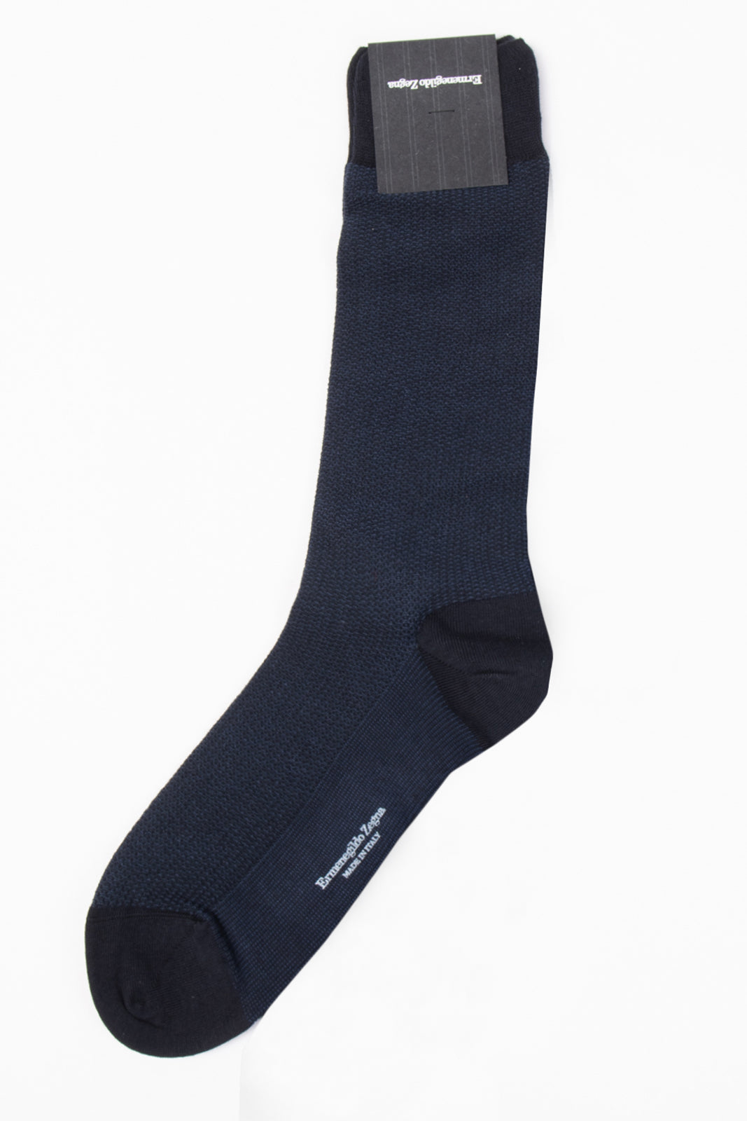 RRP€38 ZEGNA Mid Calf Socks One Size Cashmere Blend Honey Comb Knit gallery main photo