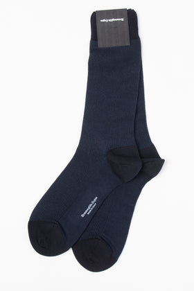 RRP€38 ZEGNA Mid Calf Socks One Size Cashmere Blend Honey Comb Knit gallery photo number 2