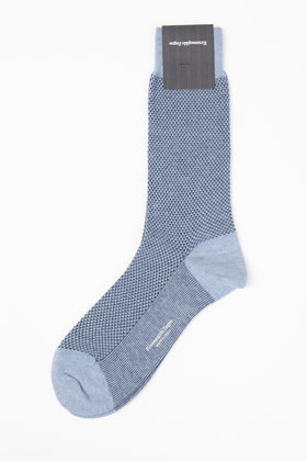 RRP€87 ZEGNA 3 PACK Mid Calf Socks One Size Colored Piquet Logo Made in Italy gallery photo number 2