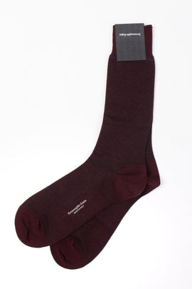 RRP€37 ZEGNA Mid Calf Socks One Size Cashmere Blend Optical Melange