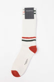 RRP€33 ZEGNA Mid Calf Socks One Size Sport Vintage Intarsia Logo Made in Italy gallery photo number 1