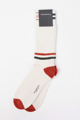 RRP€33 ZEGNA Mid Calf Socks One Size Sport Vintage Intarsia Logo Made in Italy gallery photo number 2