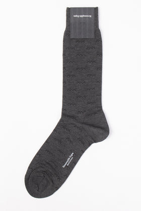RRP€29 ZEGNA Mid Calf Socks One Size Iconic Triple X Mercerised Made in Italy gallery photo number 1