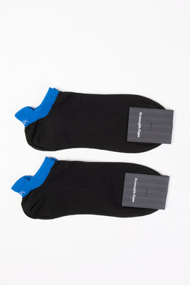 RRP€46 ZEGNA 2 PACK Sneaker Socks Size EU43-46 UK9-12 US10-13 Botanic Two Tone