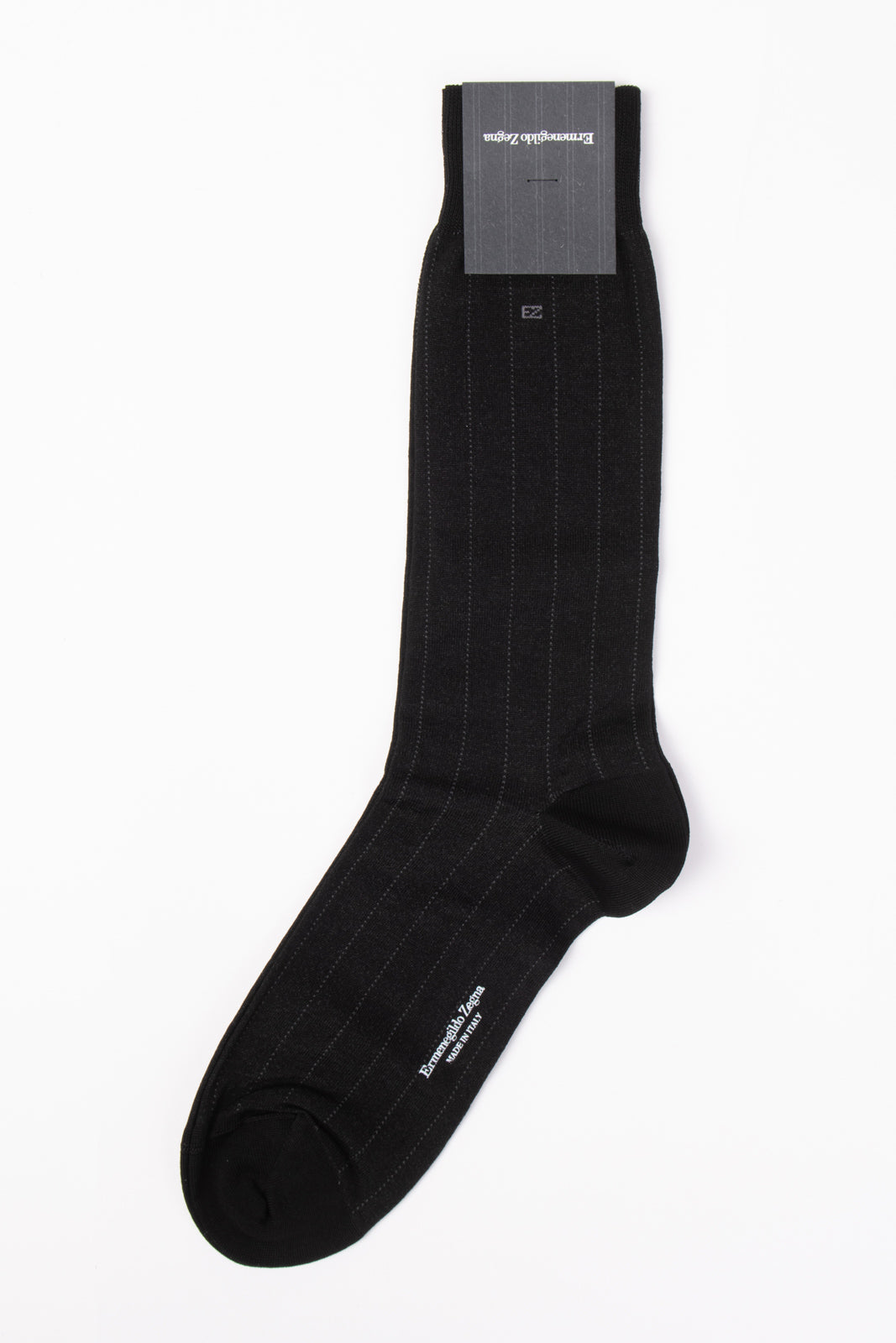 RRP €29 ZEGNA Mid Calf Everyday Socks One Size Heritage Mercerised Made in Italy gallery main photo