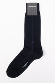 RRP €29 ZEGNA Mid Calf Socks One Size Navy Blue Made in Italy gallery photo number 1