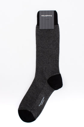 RRP €38 ZEGNA Mid Calf Socks One Size Cashmere Blend Honey Comb Made in Italy gallery photo number 1
