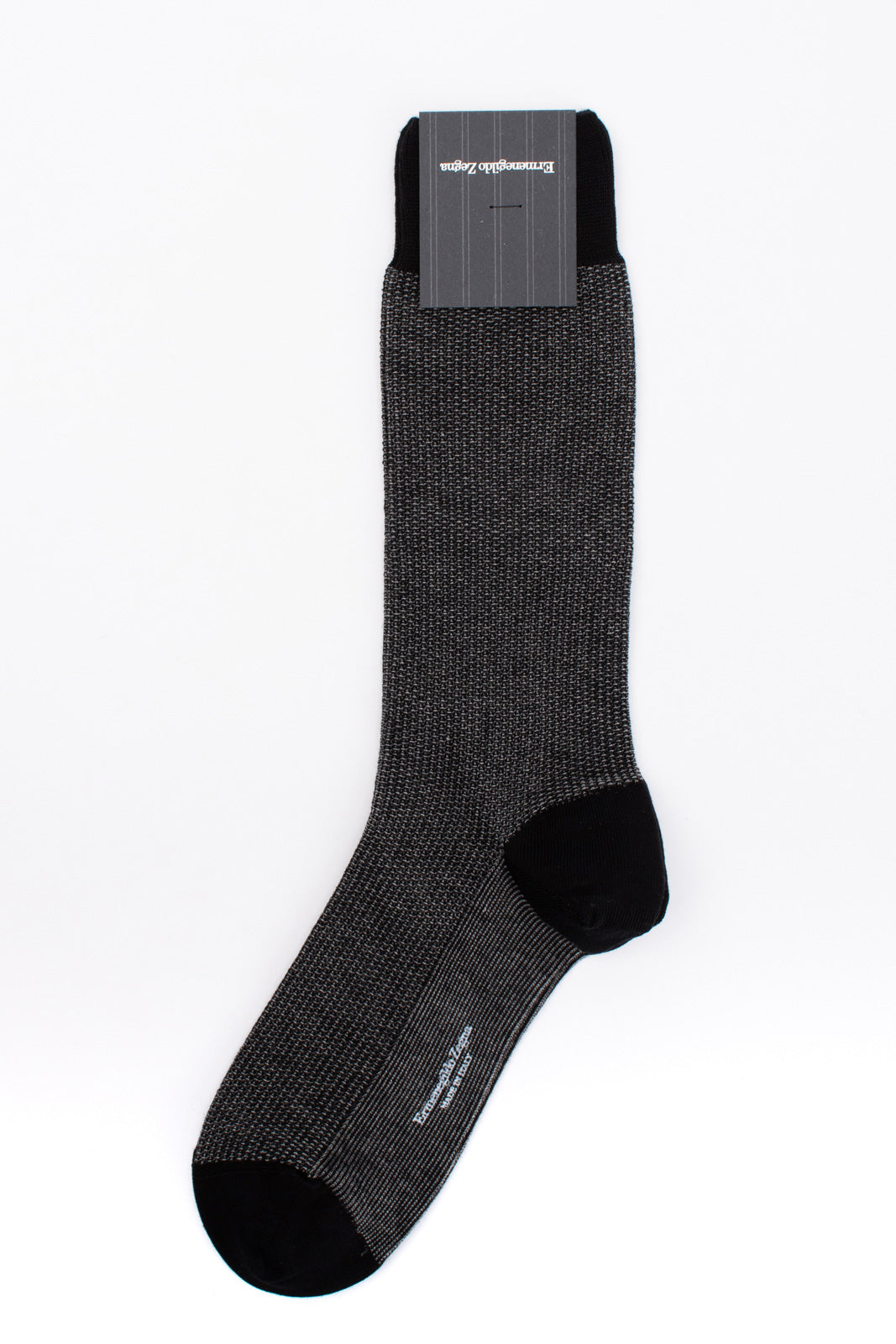 RRP €38 ZEGNA Mid Calf Socks One Size Cashmere Blend Honey Comb Made in Italy gallery main photo