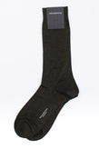 RRP€29 ZEGNA Mid Calf Socks One Size Everyday Triple X Coated Logo Made in Italy gallery photo number 2