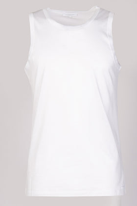 RRP €58 ZEGNA Filoscozia Cotton Vest Top US/UK40 EU50 L Scoop Neck Made in Italy gallery photo number 1