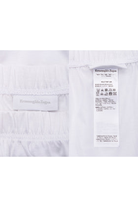 RRP €55 ZEGNA Filoscozia Cotton Boxer Shorts US/UK38 EU48 M White Made in Italy gallery photo number 4