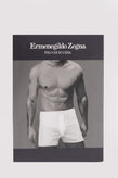 RRP €55 ZEGNA Filoscozia Cotton Boxer Shorts US/UK38 EU48 M White Made in Italy gallery photo number 5