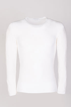 RRP€81 ZEGNA T-Shirt Top US/UK34 EU44 XS White Long Sleeve Crew Neck gallery photo number 1