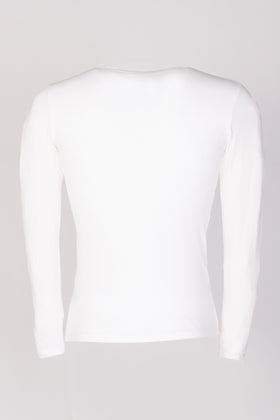 RRP€81 ZEGNA T-Shirt Top US/UK34 EU44 XS White Long Sleeve Crew Neck gallery photo number 3
