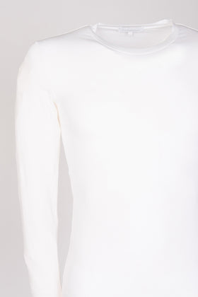 RRP€81 ZEGNA T-Shirt Top US/UK34 EU44 XS White Long Sleeve Crew Neck gallery photo number 5