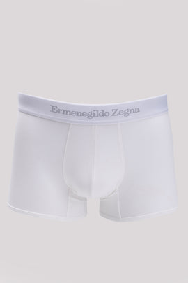RRP €47 ZEGNA Boxer Trunks US/UK38 EU48 M Stretch Cotton Logo Made in Italy