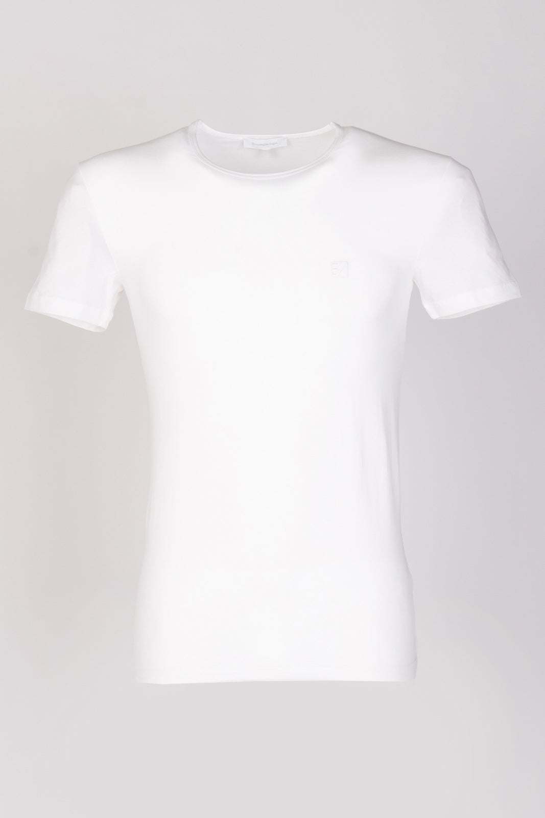RRP €60 ZEGNA T-Shirt Top US/UK42 EU52 XL EZ Logo Patch Short Sleeve Round Neck gallery main photo