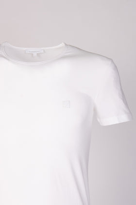 RRP €60 ZEGNA T-Shirt Top US/UK42 EU52 XL EZ Logo Patch Short Sleeve Round Neck gallery photo number 4