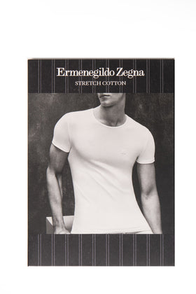 RRP €60 ZEGNA T-Shirt Top US/UK42 EU52 XL EZ Logo Patch Short Sleeve Round Neck gallery photo number 6