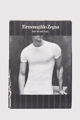 RRP €204 ZEGNA 3 PACK T-Shirt Top US/UK44 EU54 XXL White Micromodal Round Neck gallery photo number 8