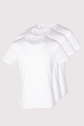 RRP €204 ZEGNA 3 PACK T-Shirt Top US/UK44 EU54 XXL White Micromodal Round Neck gallery photo number 1